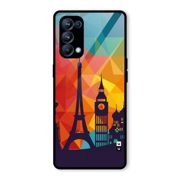 London Art Glass Back Case for Oppo Reno5 Pro 5G