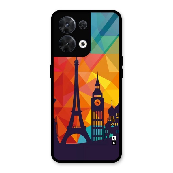 London Art Glass Back Case for Oppo Reno8 5G