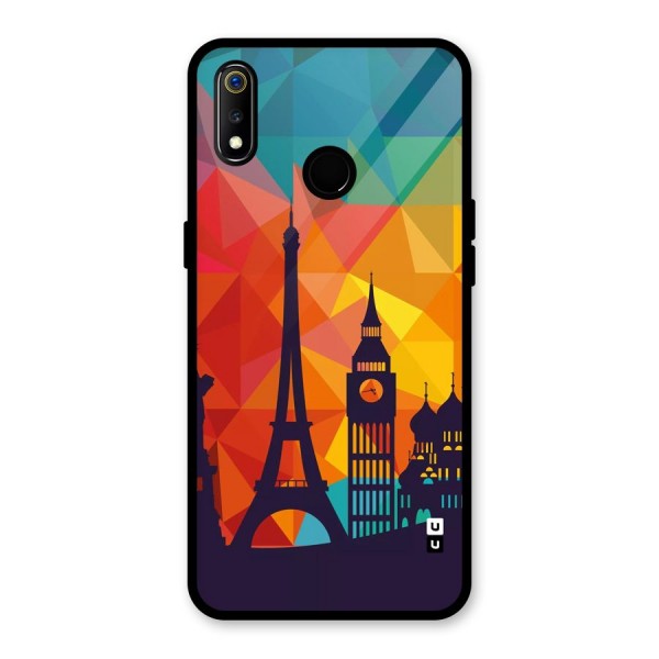 London Art Glass Back Case for Realme 3