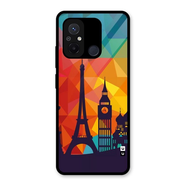 London Art Glass Back Case for Redmi 12C