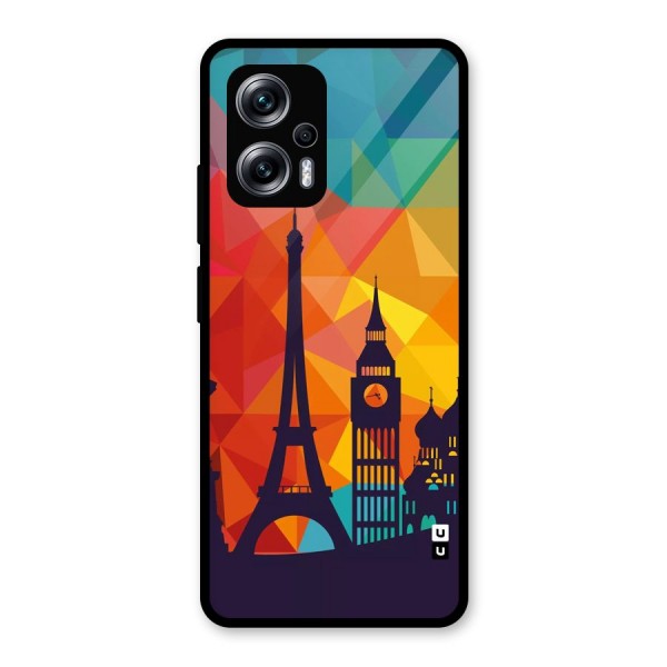 London Art Glass Back Case for Redmi K50i