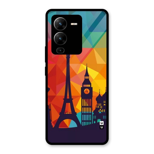 London Art Glass Back Case for Vivo V25 Pro