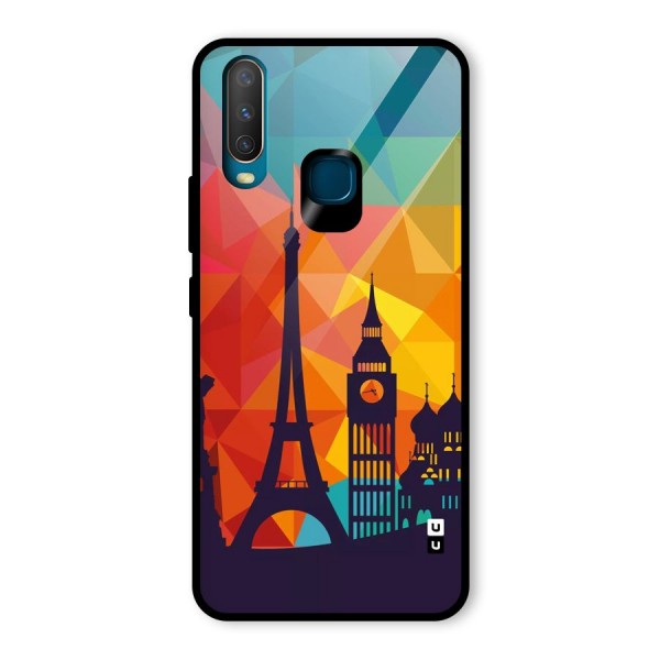 London Art Glass Back Case for Vivo Y12