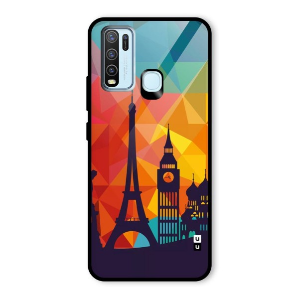 London Art Glass Back Case for Vivo Y30