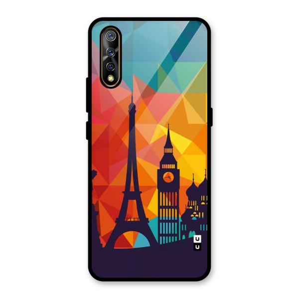 London Art Glass Back Case for Vivo Z1x