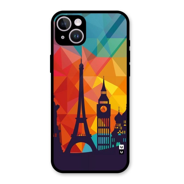 London Art Glass Back Case for iPhone 14 Plus