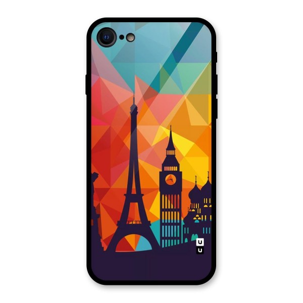 London Art Glass Back Case for iPhone 8