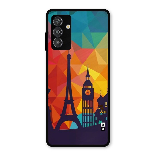 London Art Metal Back Case for Galaxy F13