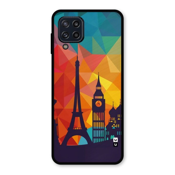 London Art Metal Back Case for Galaxy M32