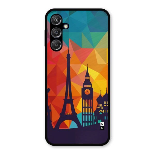 London Art Metal Back Case for Galaxy M34 5G