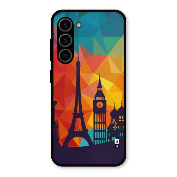 London Art Metal Back Case for Galaxy S23