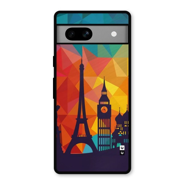 London Art Metal Back Case for Google Pixel 7a