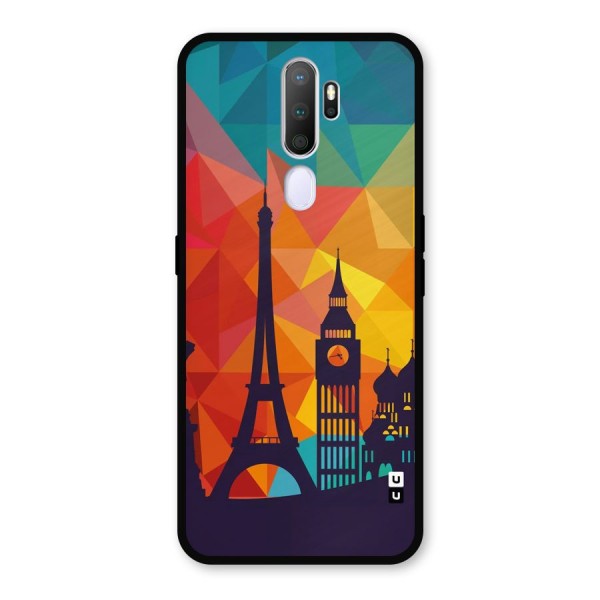 London Art Metal Back Case for Oppo A5 (2020)