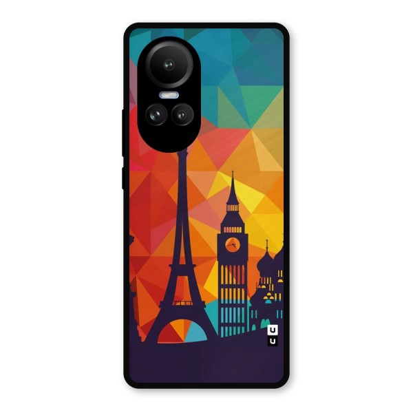 London Art Metal Back Case for Oppo Reno10