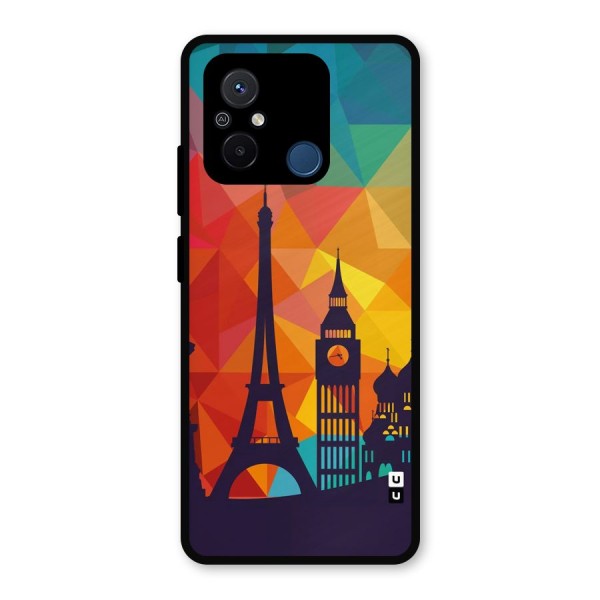 London Art Metal Back Case for Poco C55