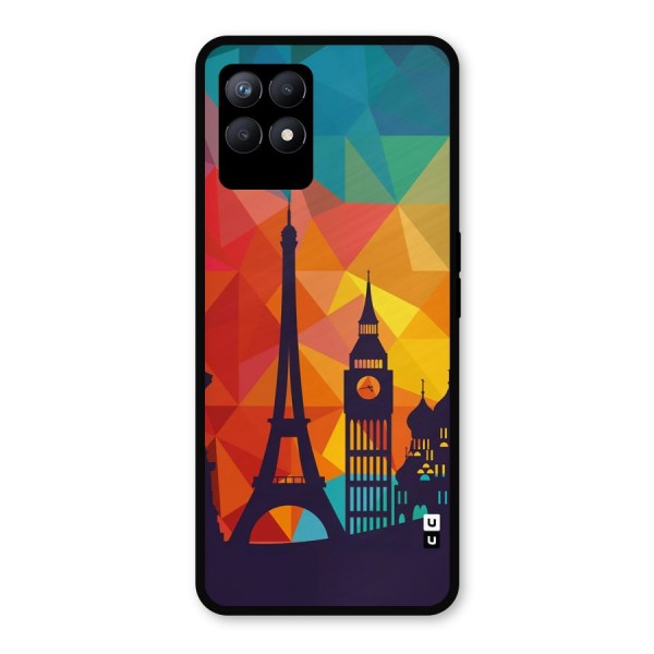 London Art Metal Back Case for Realme 8i