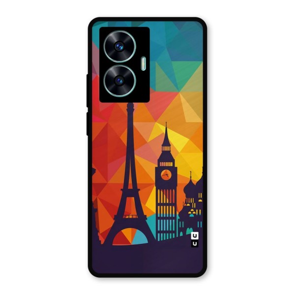 London Art Metal Back Case for Realme C55