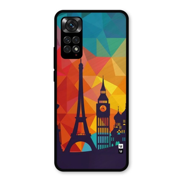 London Art Metal Back Case for Redmi Note 11