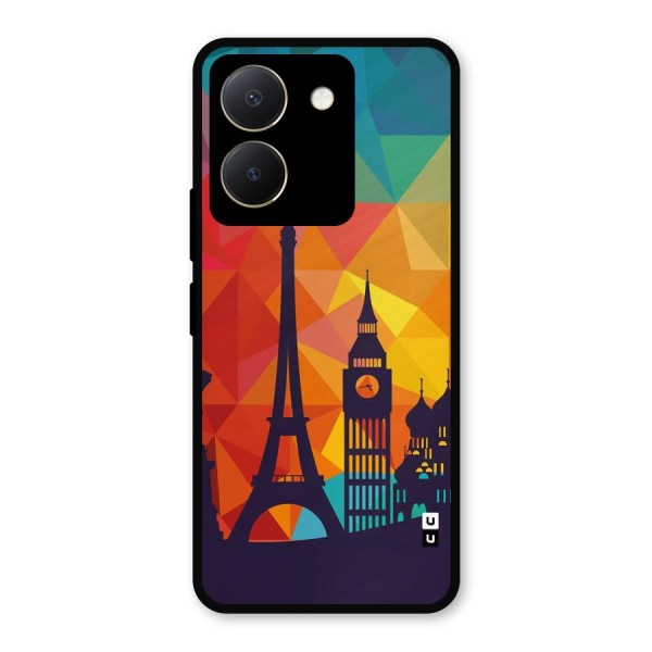 London Art Metal Back Case for Vivo Y36