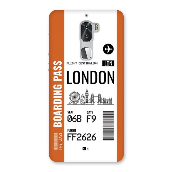 London Boarding Pass Back Case for Coolpad Cool 1