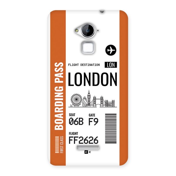 London Boarding Pass Back Case for Coolpad Note 3