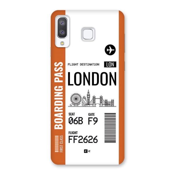 London Boarding Pass Back Case for Galaxy A8 Star