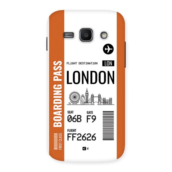 London Boarding Pass Back Case for Galaxy Ace3