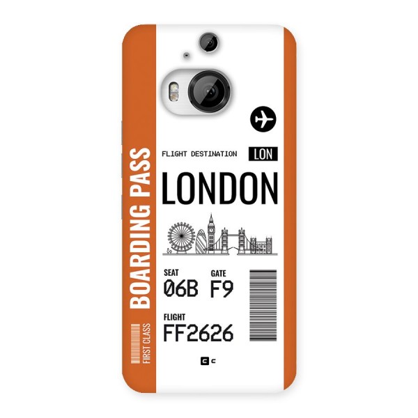 London Boarding Pass Back Case for HTC One M9 Plus