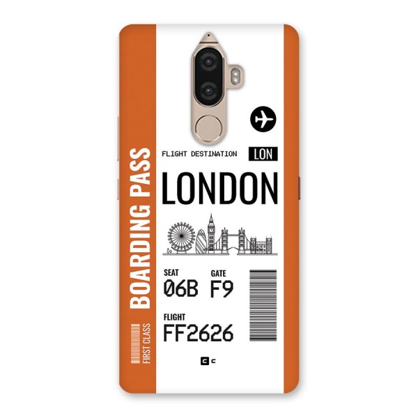 London Boarding Pass Back Case for Lenovo K8 Note