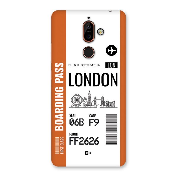 London Boarding Pass Back Case for Nokia 7 Plus