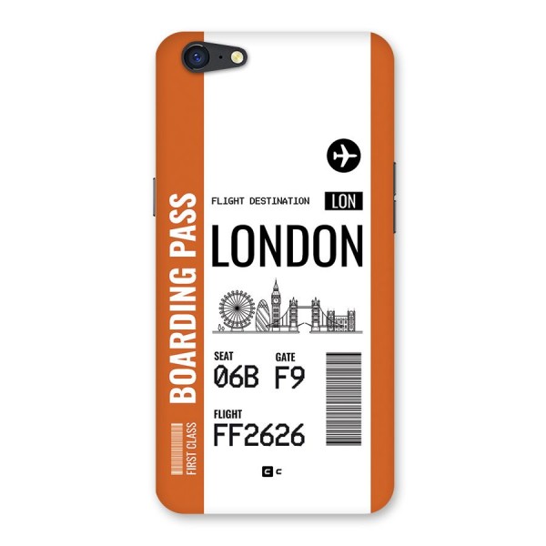 London Boarding Pass Back Case for Oppo A71