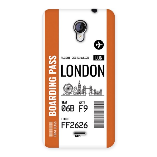 London Boarding Pass Back Case for Unite 2 A106