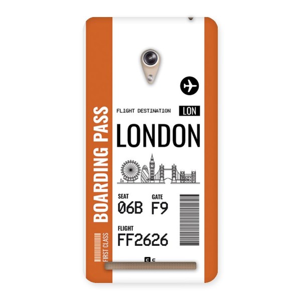 London Boarding Pass Back Case for Zenfone 6