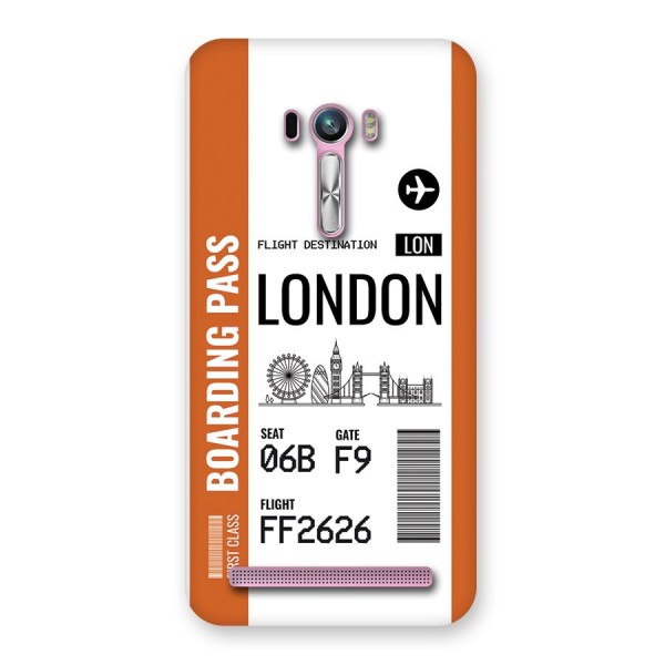 London Boarding Pass Back Case for Zenfone Selfie