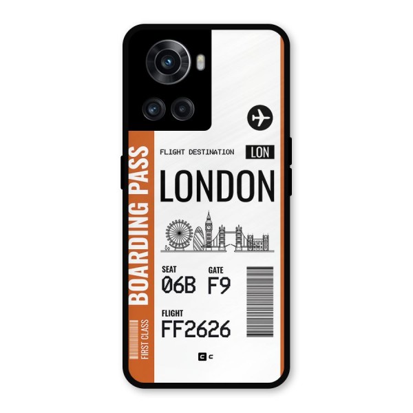 London Boarding Pass Metal Back Case for OnePlus 10R