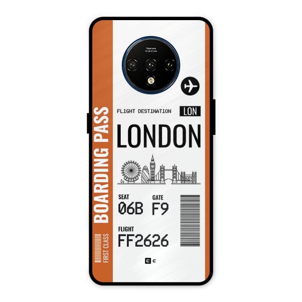 London Boarding Pass Metal Back Case for OnePlus 7T