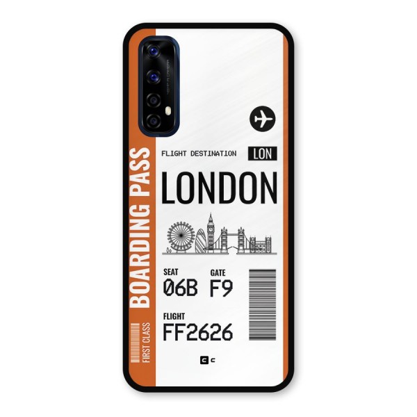 London Boarding Pass Metal Back Case for Realme 7