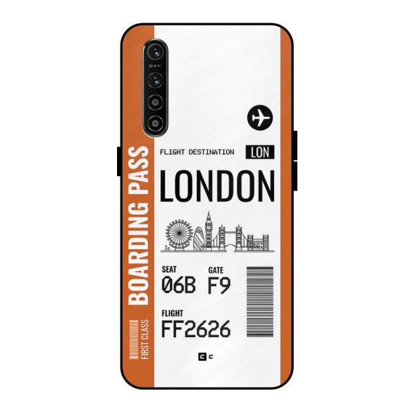 London Boarding Pass Metal Back Case for Realme XT