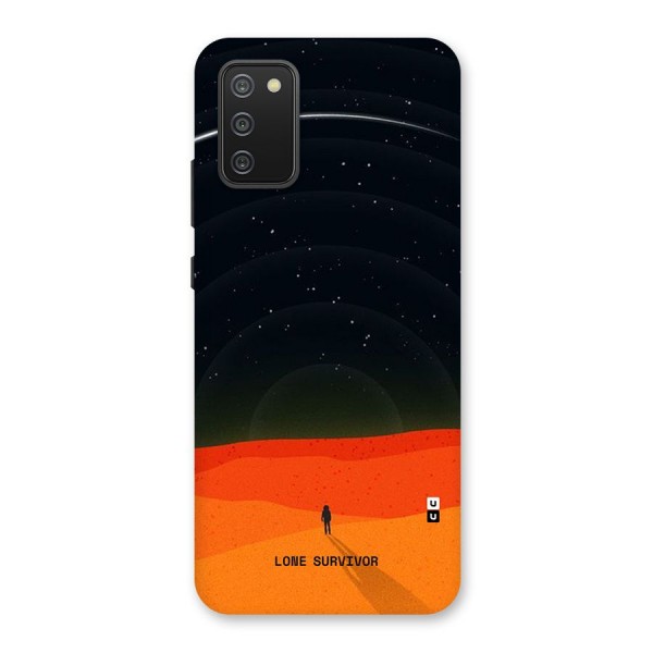 Lone Survivor Back Case for Galaxy F02s