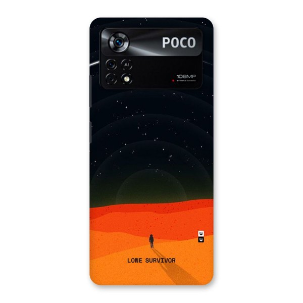 Lone Survivor Back Case for Poco X4 Pro 5G