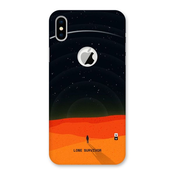 Lone Survivor Back Case for iPhone XS Logo Cut