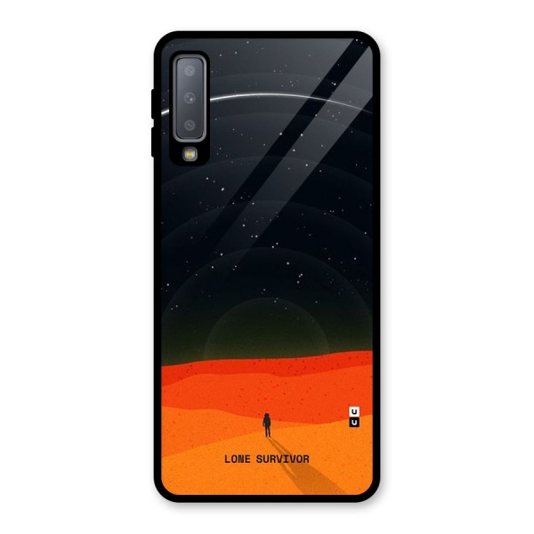 Lone Survivor Glass Back Case for Galaxy A7 (2018)