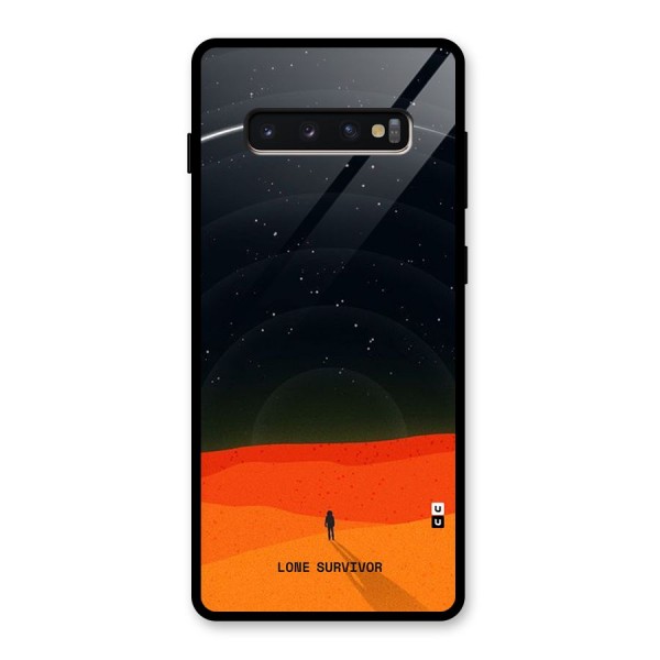 Lone Survivor Glass Back Case for Galaxy S10 Plus