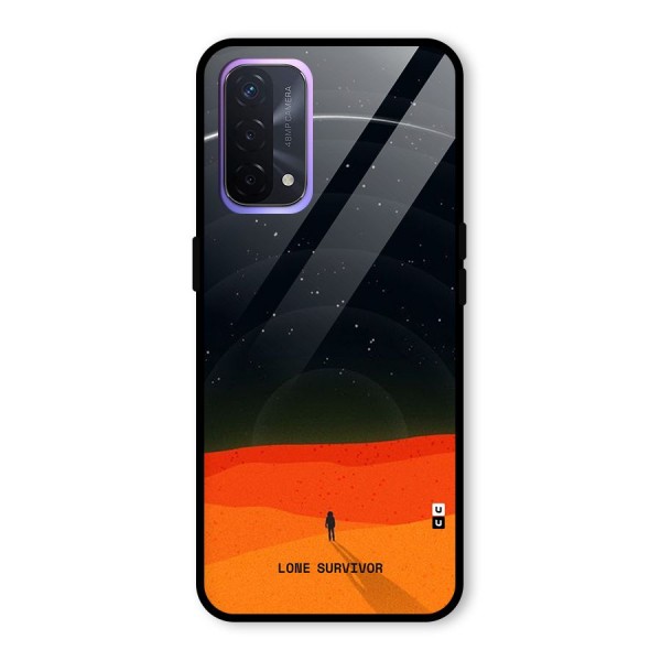 Lone Survivor Glass Back Case for Oppo A74 5G