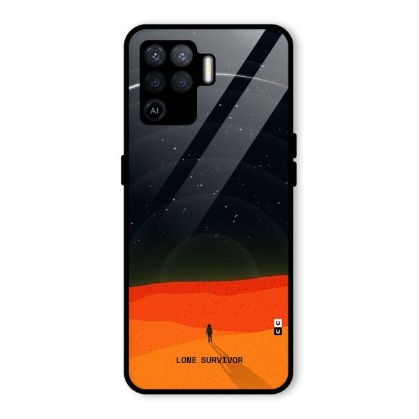 Lone Survivor Glass Back Case for Oppo F19 Pro