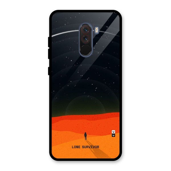 Lone Survivor Glass Back Case for Poco F1