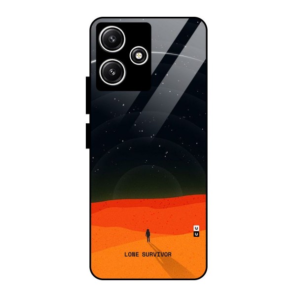 Lone Survivor Glass Back Case for Poco M6 Pro