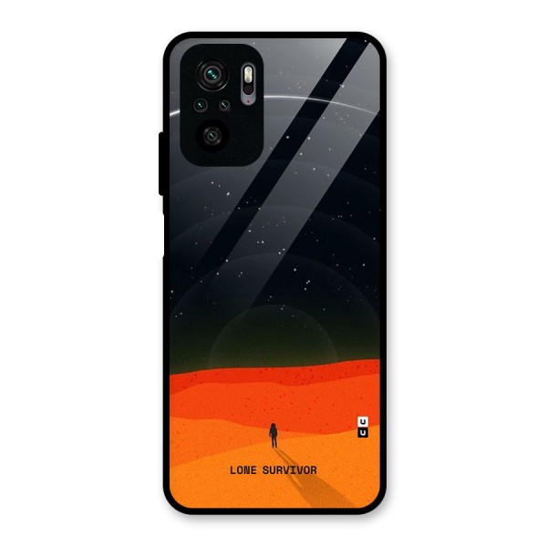 Lone Survivor Glass Back Case for Redmi Note 10