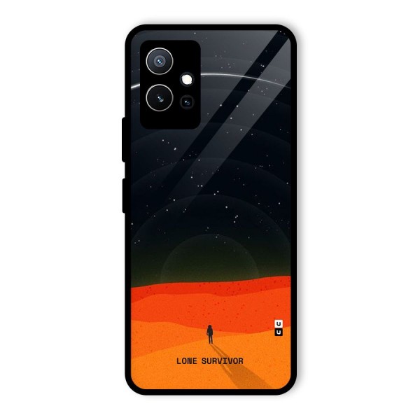 Lone Survivor Glass Back Case for Vivo T1 5G