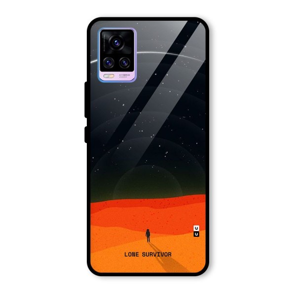 Lone Survivor Glass Back Case for Vivo V20 Pro